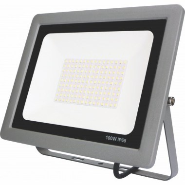 Projetor-LED-Slim-Cinza-100W 